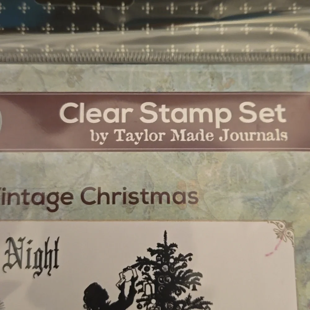 Creative Expressions Taylor Made Journals A Vintage Christmas Stamp Set